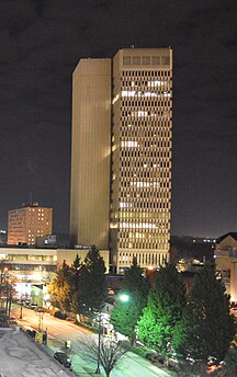 Landmark Building at night