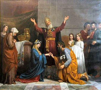 "The Marriage of the Virgin" by Alexandre-François Caminade (1783-1852)