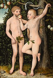 Adam and Eve, Lucas Cranach the Elder, ca. 1538