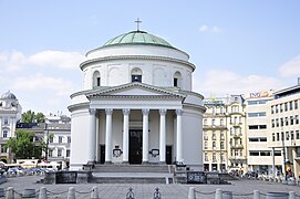 St. Alexander's Church in Warsaw (by Piotr Aigner, 1818–25)
