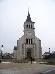 The church in Meursanges