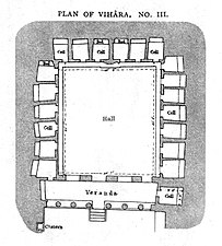 Plan of the vihara