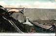 Staumauer der New-Croton-Talsperre, Fotografie von 1907
