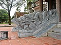 One of four dragons in front of Ngu Long Mon of Lý Bát Đế Shrine, Lê dynasty