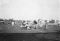Image 32A game between the Hamilton Tigers and the Ottawa Rough Riders, 1910 (from Canadian football)