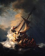 Christus im Sturm auf dem See Genezareth, Rembrandts einziges Seestück