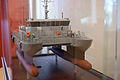 A scale model of a Skrunda-class patrol boat, built by the shipyard