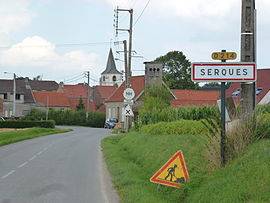 The road into Serques
