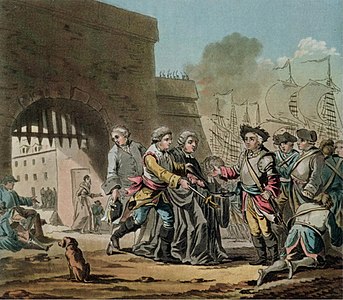 The British surrender of Madras, 1746.