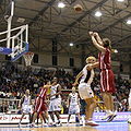 Image 13A three-point field goal by Sara Giauro during the FIBA Europe Cup Women Finals, 2005 in Naples, Italy