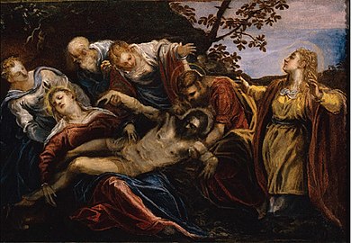 Tintoretto - Deploration of Christ, c. 1556-59