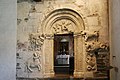 Romanesque portal of the castle's chapel