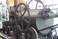 Image 12A replica of Trevithick's engine at the National Waterfront Museum in Swansea, Wales (from Rail transport)