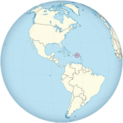 Location of Danish West Indies