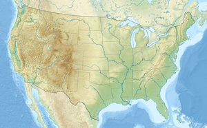 Map showing the location of Glenn Martin National Wildlife Refuge