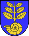 Ammonit im Wappen des Gemeindeteils Destedt, Niedersachsen