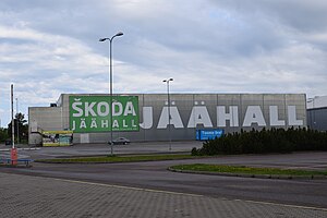 Die Škoda Jäähall im Mai 2017