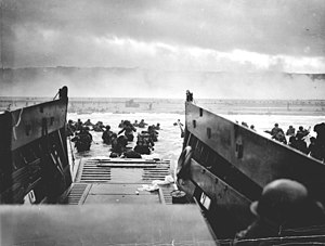 Landing at the Battle of Normandy