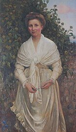 Agnes Garrett, 1885