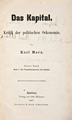 An inscribed copy of Das Kapital from Karl Marx to Edward Spencer Beesly