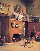 Studio on Rue Furstenberg, 1865, Musée Fabre, Montpellier