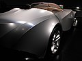Rear view of BMW GINA a fabric body car. BMW GINA is a fabric-skinned shape-shifting sports car concept built by BMW