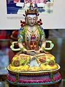 Sino-Tibetan bodhisattva in Chinese porcelain, late 18th or 19th century