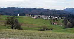 View of Brezje from Hinjce