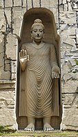 Possible reconstitution of the original appearance of the Western Buddha (Vairocana)