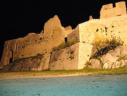 Castello d'Evoli by night