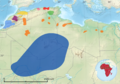 Verbreitung der Berber in Nordwest-Afrika