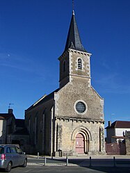 The church in La Ferrière-Airoux