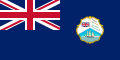 Flag containing the 1819-1907 arms of British Honduras