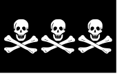 Flag of pirate Christopher Condent.[30]