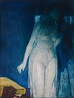 Salome, circa 1900. The body of John the Baptist lies at her feet.