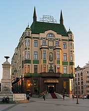 Hotel Moskva in Belgrade by Jovan Ilkić, 1908