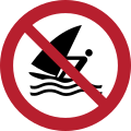 P054: Windsurfen verboten