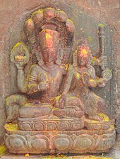Lakshmi Narayana statue at Naxal, Kathmandu