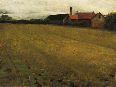 Landscape with Farm Building, 1888