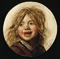 Laughing boy with a soap bubble, Slive catalog nr. 28
