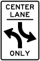 R3-9b Two-Way Left turn only (post-mounted)