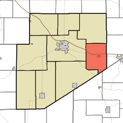 Location of Salt Creek Township in Decatur County