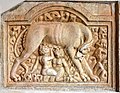 Image 61Ancient Roman relief from the Cathedral of Maria Saal showing the infant twins Romulus and Remus being suckled by a she-wolf (from Comparative mythology)