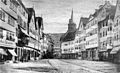 Marktplatz Wertheim vor 1882