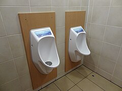 Waterless urinals used in British McDonald's restaurants