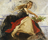 Flora by Mosè Bianchi, 1890