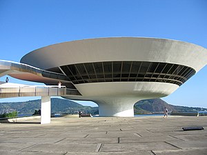 The Niterói Contemporary Art Museum, Brazil