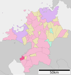 Location of Ōkawa