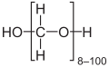 Paraformaldehyde is a common form of formaldehyde for industrial applications.