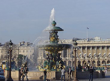 The Fountain of River Commerce and Navigation, one of the two Fontaines de la Concorde (1840)